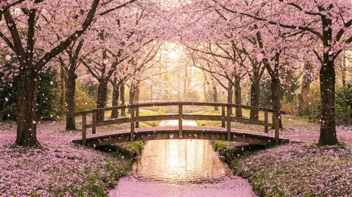 樱花桥畔 - 宝胜国际 唯美风景